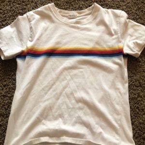 Rainbow Stripe Tee
